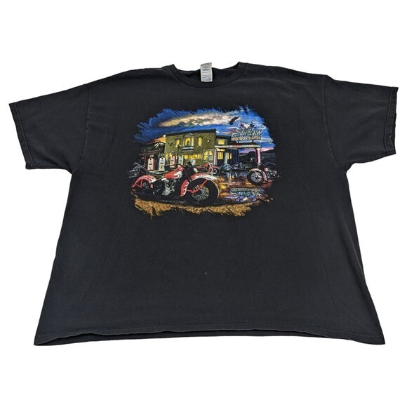 STURGIS‎ BIKE WEEK 2008 MOTORCYCLE SHIRT w/ BACK HIT - Picture 1 of 10